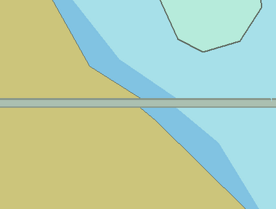 Significant Gap between bodering cells.