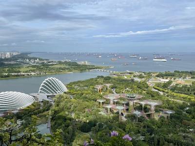 Singapore retains the number 1 spot in the Leading Maritime Cities (LMC) report conducted by DNV and Menon (Photo: DNV)