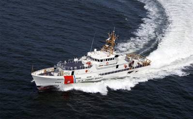 Sister Ship of the USCGC Rollin Fritch, USCGC Margaret Norvell operating in the U.S. Gulf of Mexico (Photo: Bollinger Shipyards)
