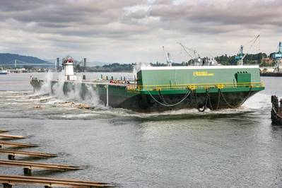 Skagway Provider was launched in Portland, Ore. on July 7 (Photo: The Greenbrier Companies)