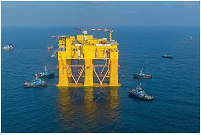 Smit Lamnalco tugs provide vital support for world’s largest HVDC platform transfer and float-over