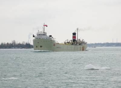 SS Alpena: Photo credit Great Lakes Shipyard