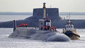 SSBN 'Yury Dolgoruky': Photo credit Russian Navy
