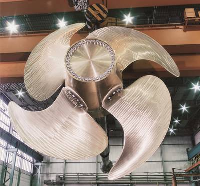 State of the art SCHOTTEL Controllable Pitch Propeller