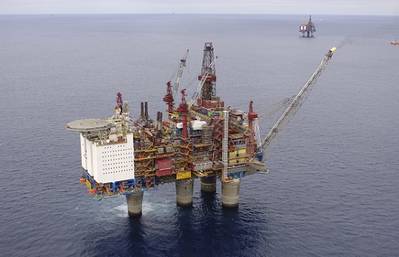 Statoil rig, Gullfaks field. (Copyright: Statoil AS, Photo by Oyvind Hagen)