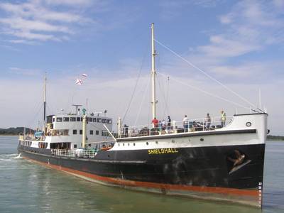 Steamship Shieldhall: Photo credit A&P