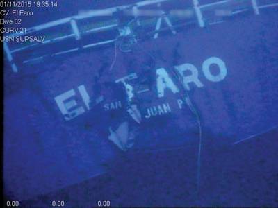 Stern of the El Faro (Photo:NTSB)