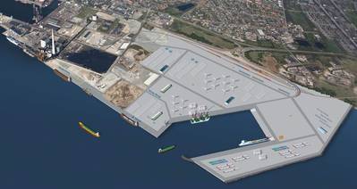 Østhavn visualised: Image courtesy of Port of Esbjerg