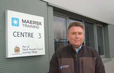 Stuart Cameron: Photo credit Maersk Training