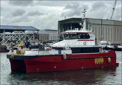 Support vessel for Yunlin offshore wind farm (Credit: Strategic Marine)