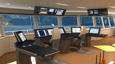 Synapsis INS, installed on an Esvagt Windpark Service Vessel (Photo: Raytheon Anschütz)