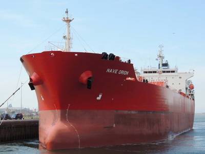 Tankship 'Nave Orion': Photo courtesy of Navios