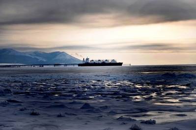 Tankship on NSR: Photo courtesy of Gazprom