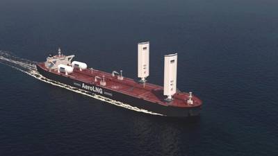 BAR Technologies has confirmed a landmark order for its WindWings® propulsion system to be installed on two new LR2 dual-fuel tankers, Image courtesy Bar Techhnologies