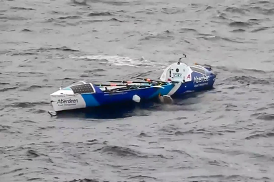 The 10.8-meter ocean rowing boat Toby Wallace. (Photo: U.K. Marine Accident Investigation Branch)