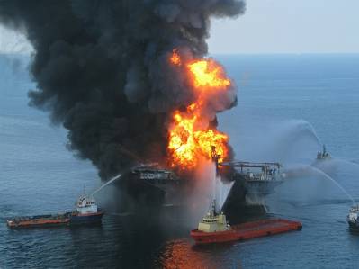    The 2010 Deepwater Horizon explosion (Photo courtesy of the U.S. Coast Guard)