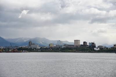 The Anchorage, Alaska skyline (Photo: Rachel Napolitan / U.S. Army)