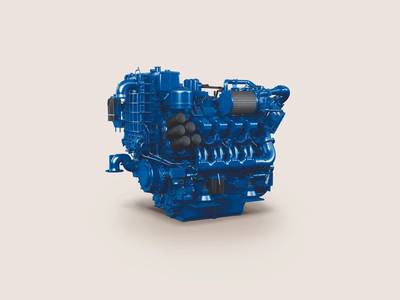 The EPA Tier 3 certified MTU 8V 4000 Ironmen marine engine will be on display at the upcoming International Workboat Show 2015 in New Orleans. (Image: Rolls-Royce)