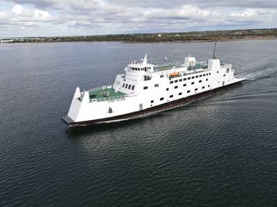 The Ferry LONG ISLAND on sea trials (c) ESG