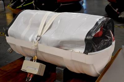 The heating blanket developed by SurvitecZodiac makes all of its liferafts suitable for Arctic use (Photo: Survitec)