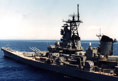 the historic battleship, the USS IOWA