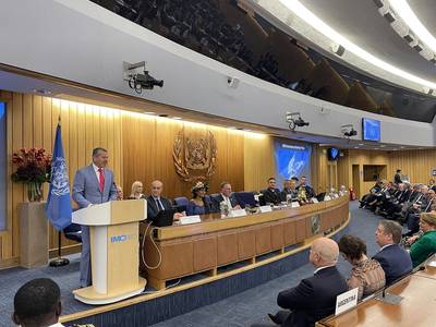 The IMO Award Ceremony (CREDIT: IMO)