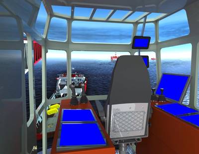 The K-Sim Offshore simulator will feature detailed models of three HMC deepwater construction vessels.