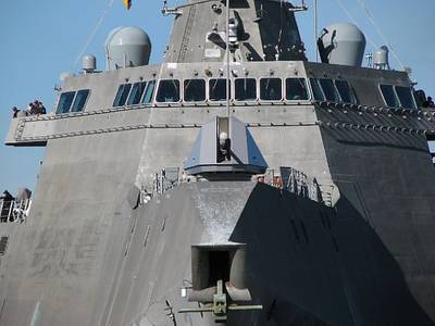 The littoral combat ship USS Independence (LCS 2). U.S. Navy photo by Doug Sayers