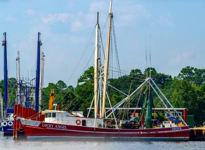 ​​​​The Lucky Angel pierside at Bayou La Batre, Alabama, before the accident​. (Photo: Julian Price)
