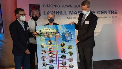The maritime education baton held by Safmarine following its 25-year investment in the Lawhill Maritime Centre at Simon’s Town School, will pass onto Maersk as of 2021. (Photo: Maersk)
