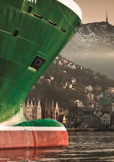 The maritime sector dominates the Bergen skyline, literally and figuratively, as the statistics to the right suggest.