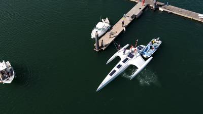 The Mayflower Autonomous Ship is scheduled to cross the Atlantic Ocean in 2021. (Photo: IBM)