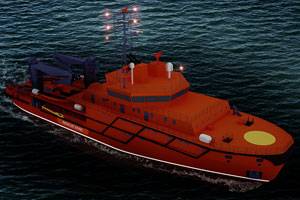 The Multipurpose Salvage Vessel (MPSV) being built by Russia's Nevsky shipbuilding and ship repair yard will be equipped with an integrated total electro-propulsion package from Wärtsilä. (Photo courtesy Wärtsilä Corporation)