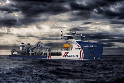 The new Damen dredger featuring Wärtsilä propulsion equipment will be one of the most environmentally sustainable vessels of its type. (Image: Wärtsilä)