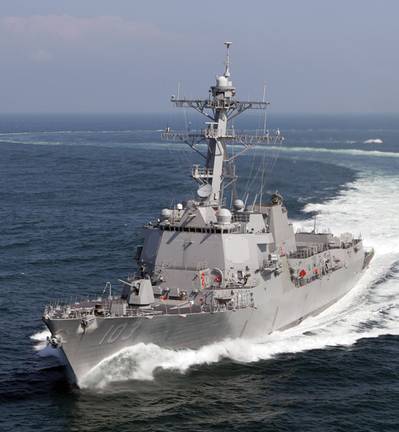 The Northrop Grumman-built Aegis guided missile destroyer Truxtun (DDG 103) successfully completed her builder's sea trials last week. DDG 103, shown here underway in the Gulf of Mexico, is the 25th Aegis destroyer being built by Northrop Grumman Shipbuilding - Gulf Coast.