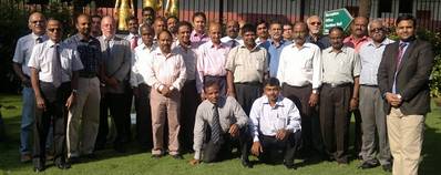 The participants of the Chennai training session with Chirag Bahri, MPHRP Regional Director for South Asia, far right.