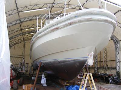 The pilot boat Connor Foss under construction. 