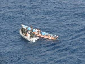 The Pirate Skiff Boarded: Photo credit EUNAVFOR