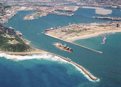 The Port of Durban (Photo courtesy of the Durban Chamber of Commerce)