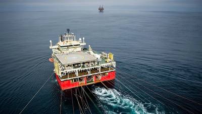 The Ramford Vanguard seismic vessel. (Photo: Ole Jørgen Bratland)