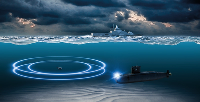 The ST2400 VDS is a Varial Depth Sonar for Anti-Submarine Warfare applications (Photo: Kongsberg Maritime)