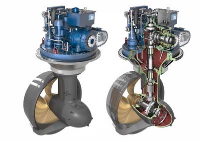 The  Wärtsilä WST-14 thruster.