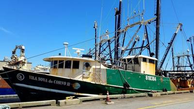 This is the Vila Nova do Corvo II moored up in Leonard's Wharf on Friday, Aug. 9, 2019 in New Bedford, Massachusetts. The company Vila Nova do Corvo II, Inc., company managers Carlos Rafael and Stephanie Rafael DeMello, and vessel captain Carlos Pereira agreed to pay a total of $511,000 in civil penalties and to perform vessel improvements after the United Station filed complaints alleging to violations of the Clean Water Act, discovered during Coast Guard boarding operations. (U.S. Coast Guard 