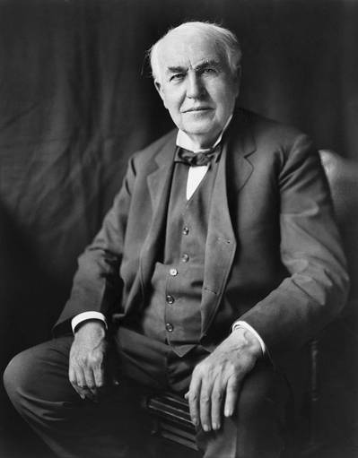Thomas A. Edison, courtesy United States Library of Congress