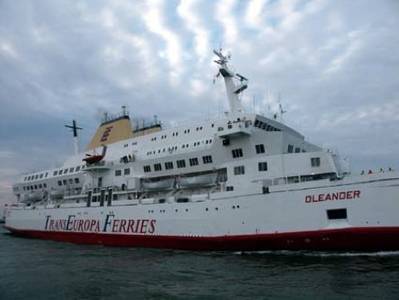 TransEuropa Ferry: Photo courtesy of Port of Oostende