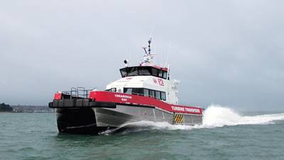 Crew Transport Vessel equipped with two Voith Linear Jets (VLJ) Photo courtesy of Voith