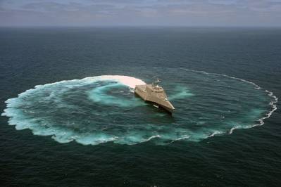 LCS Sea Trial: Image courtesy of USN