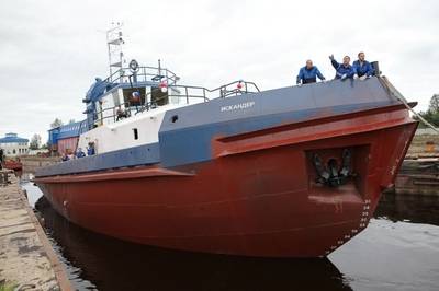 Tugboat 'Iskander'. Photo credit Laysky Shipyard