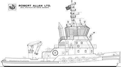 TundRA 3600 ice class tug Image by Robert Allan Ltd.