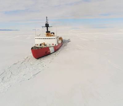 The United States' sole heavy icebreaker USCGC Polar Star was built in the 1970s. (Photo: Jeremy Burgess / U.S. Coast Guard)